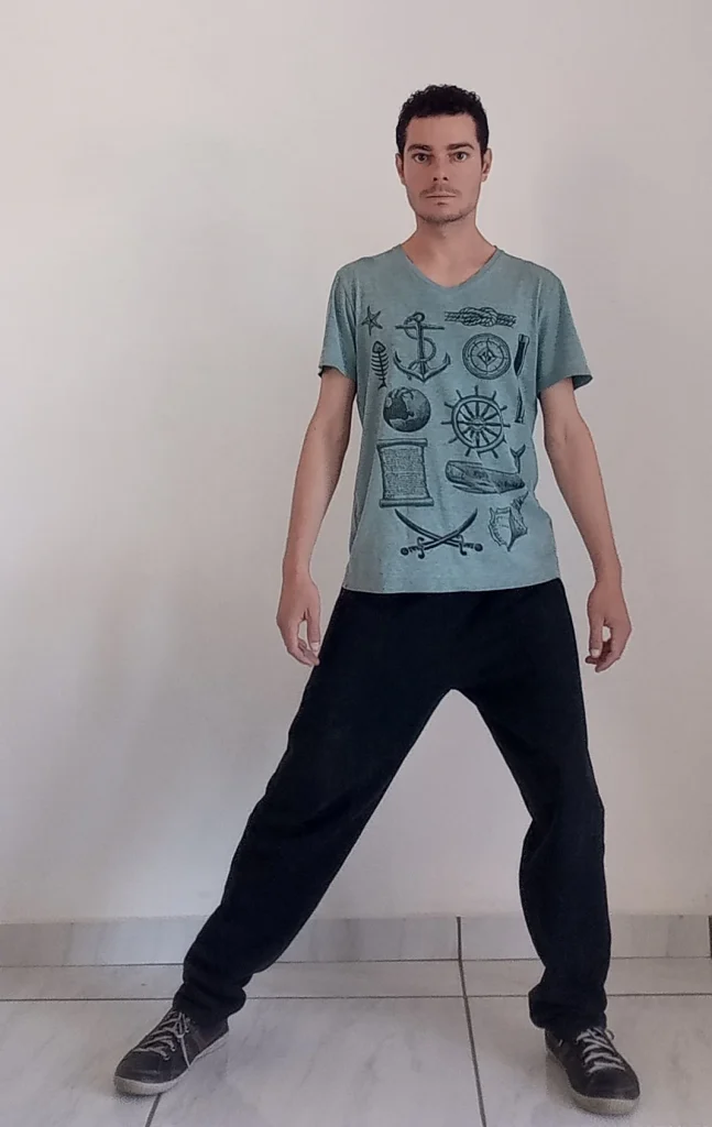 Exercícios de Chi Kung para Limpar sua Mente e trazê-la para o Momento Presente exercicios de chi kung postura de um lado para o outro 3 647x1024 - Exercícios de Chi Kung para Limpar sua Mente e trazê-la para o Momento Presente