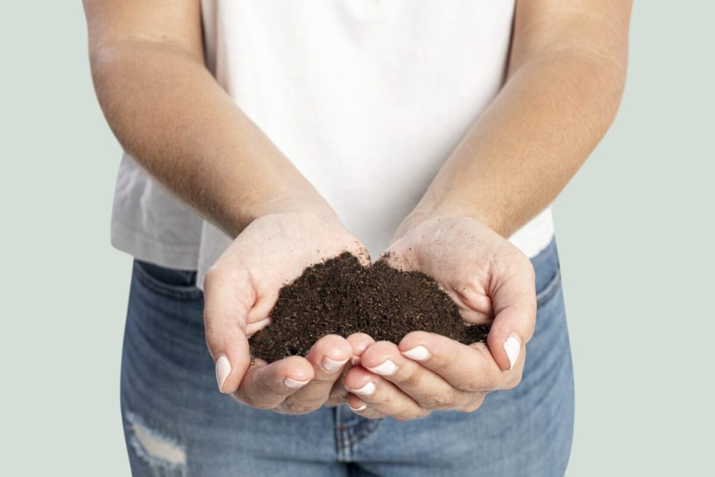 pessoa segurando terra 1024x683 - 🌿 Energia da Natureza: Conecte-se &agrave; Fonte de Vida