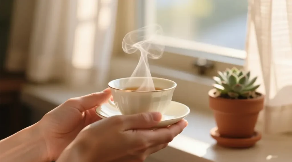 Como Viver no Agora: Guia para Presença Plena cha presenca momento atual 1024x571 - Como Viver no Agora: Guia para Presença Plena