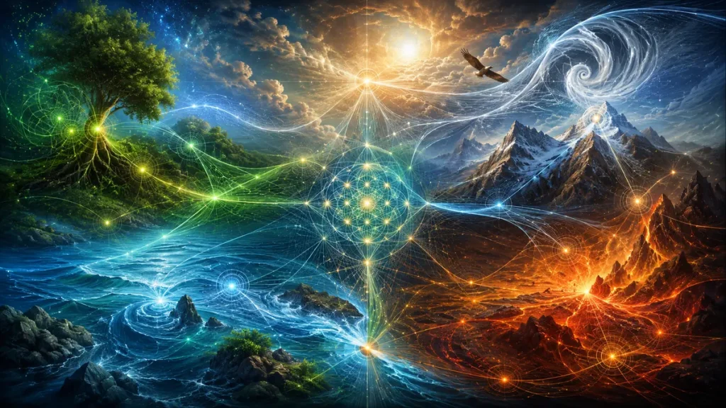 campos energeticos natureza 1024x576 - Campos Morfogen&eacute;ticos: A For&ccedil;a Invis&iacute;vel Que Molda Sua Realidade