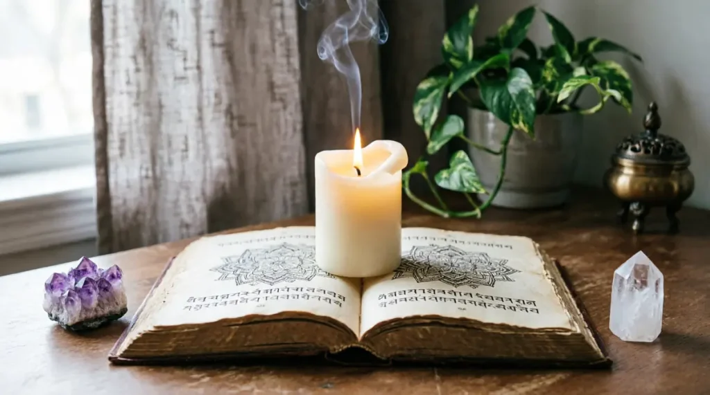 livro aberto cristais estudo espiritualidade 1024x571 - O que s&atilde;o Dons Espirituais e Como Reconhec&ecirc;-los em Sua Jornada