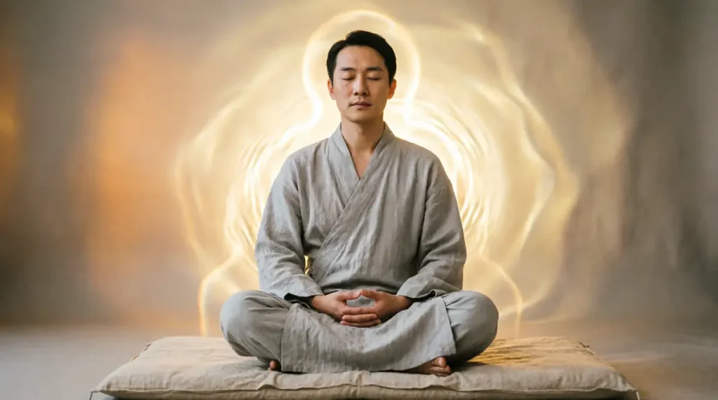 O que o Elemento Fogo Representa: A Chama Interior que Transforma meditacao fogo interior paz 1024x571 - O que o Elemento Fogo Representa: A Chama Interior que Transforma