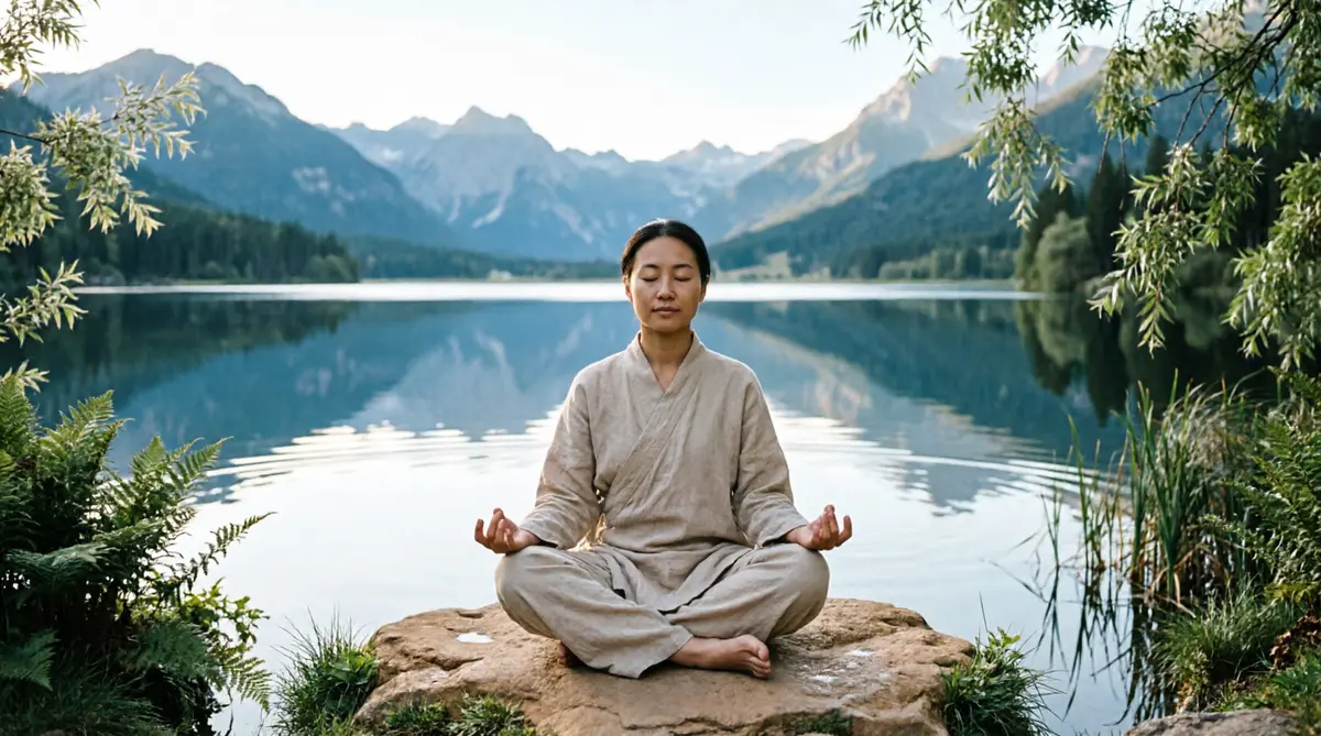 O que o Elemento Água Representa: Um Guia Completo sobre Seu Poder Transformador meditacao lago purificacao - O que o Elemento Água Representa: Um Guia Completo sobre Seu Poder Transformador