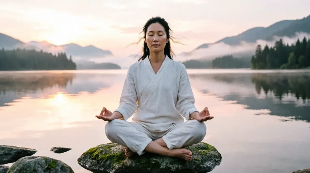 meditacao natureza amanhecer 1024x571 - Como Encerrar Ciclos: O Guia Definitivo para Fechar Cap&iacute;tulos e Renascer