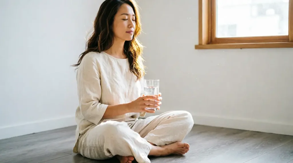 pessoa bebendo agua manha 1024x571 - Ritual da &Aacute;gua Lunar: O Guia Definitivo para Transformar Sua Vida