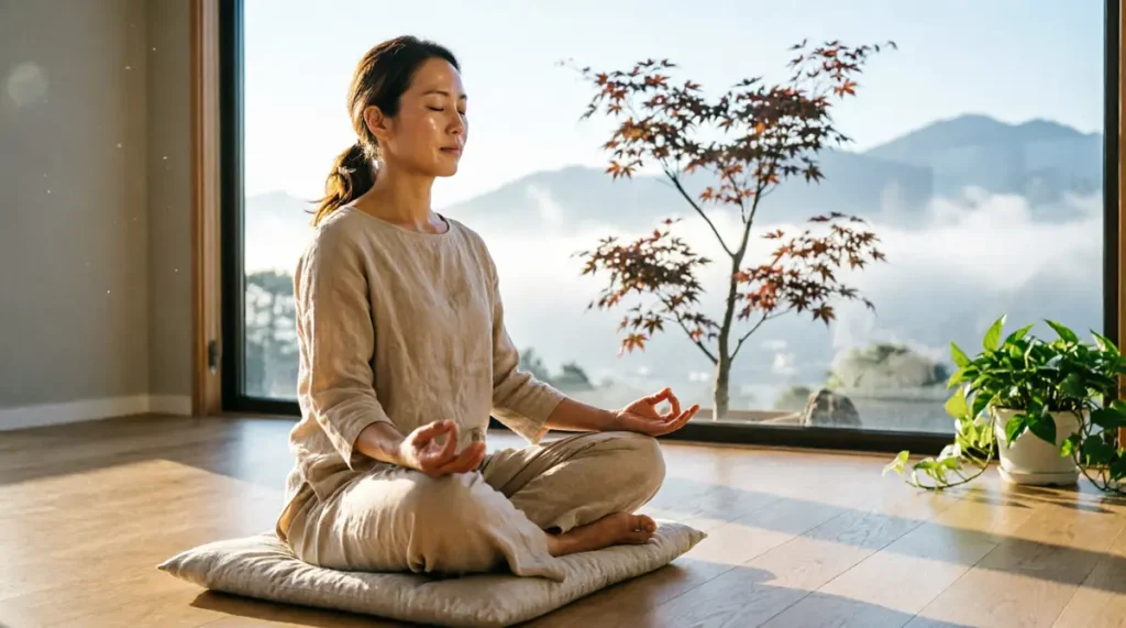 Como ter Solitude: Descubra o Poder Transformador do Encontro Consigo Mesmo(a) pessoa meditando solitude paz 1024x571 - Como ter Solitude: Descubra o Poder Transformador do Encontro Consigo Mesmo(a)